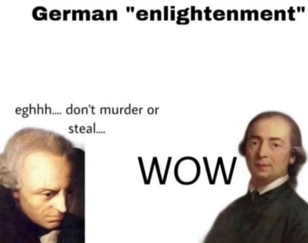 a mem makes fun of german enlightment